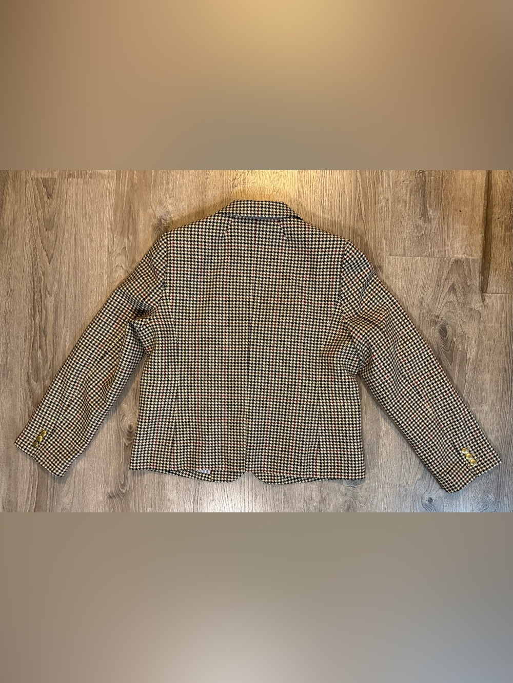 J.Crew Factory Wool-blend schoolboy blazer in houndstooth - Picture 6 of 14